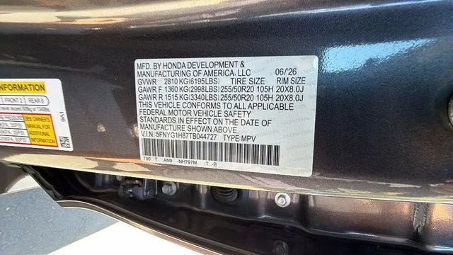 New 2026 Modern Steel Metallic Honda AWD Elite image 34