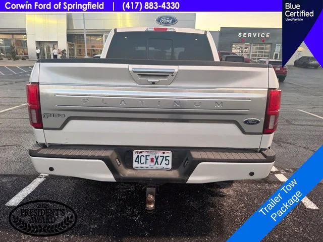 Used 2019 White Platinum Clearcoat Metallic Ford Platinum image 8