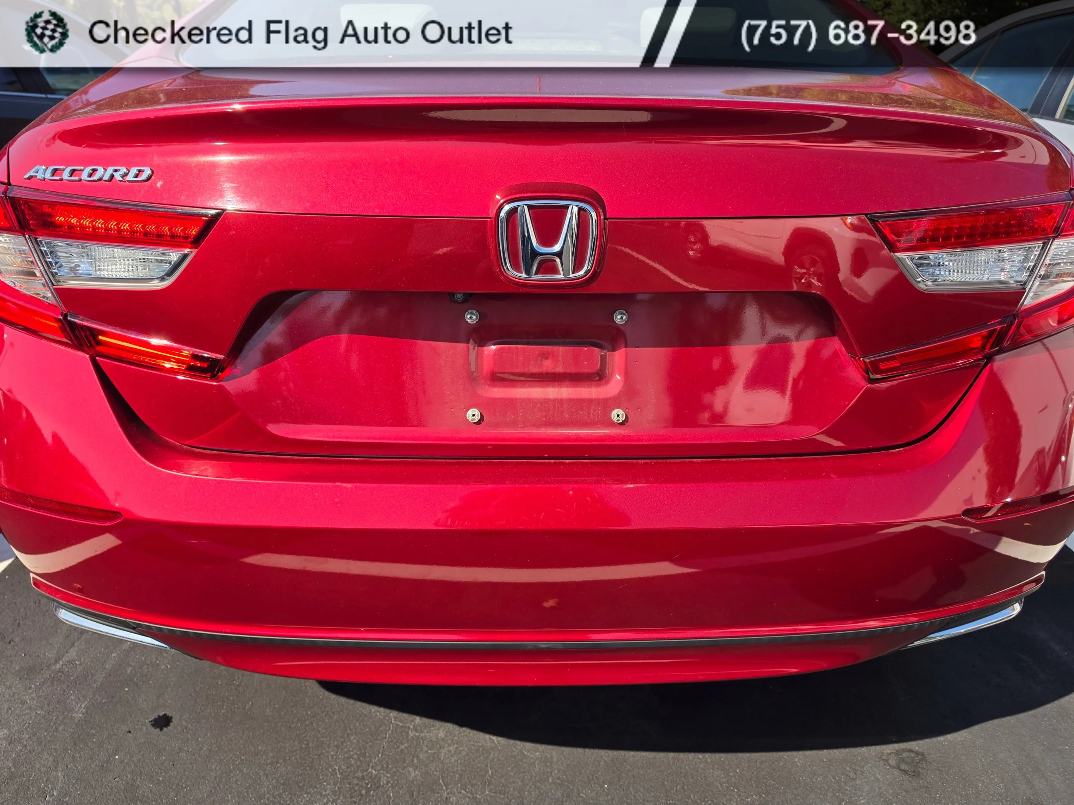 Used 2020 Radiant Red Metallic Honda EX image 7