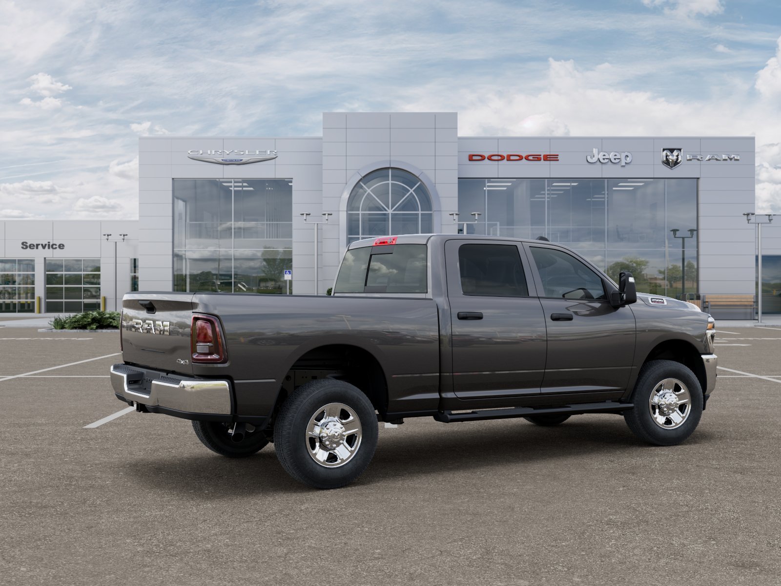 New 2026 Granite Crystal Metallic Clear-Coat Exterior Paint RAM Tradesman image 4