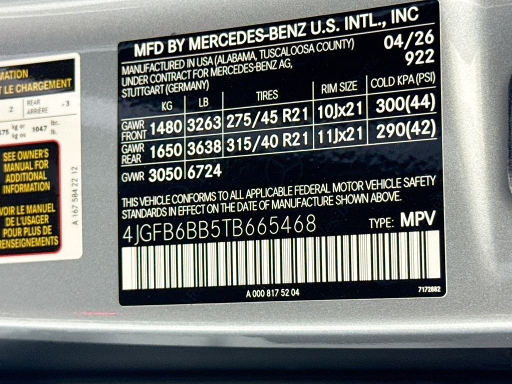 New 2026 Cirrus Silver Metallic Mercedes-Benz GLE 53 AMG® image 34