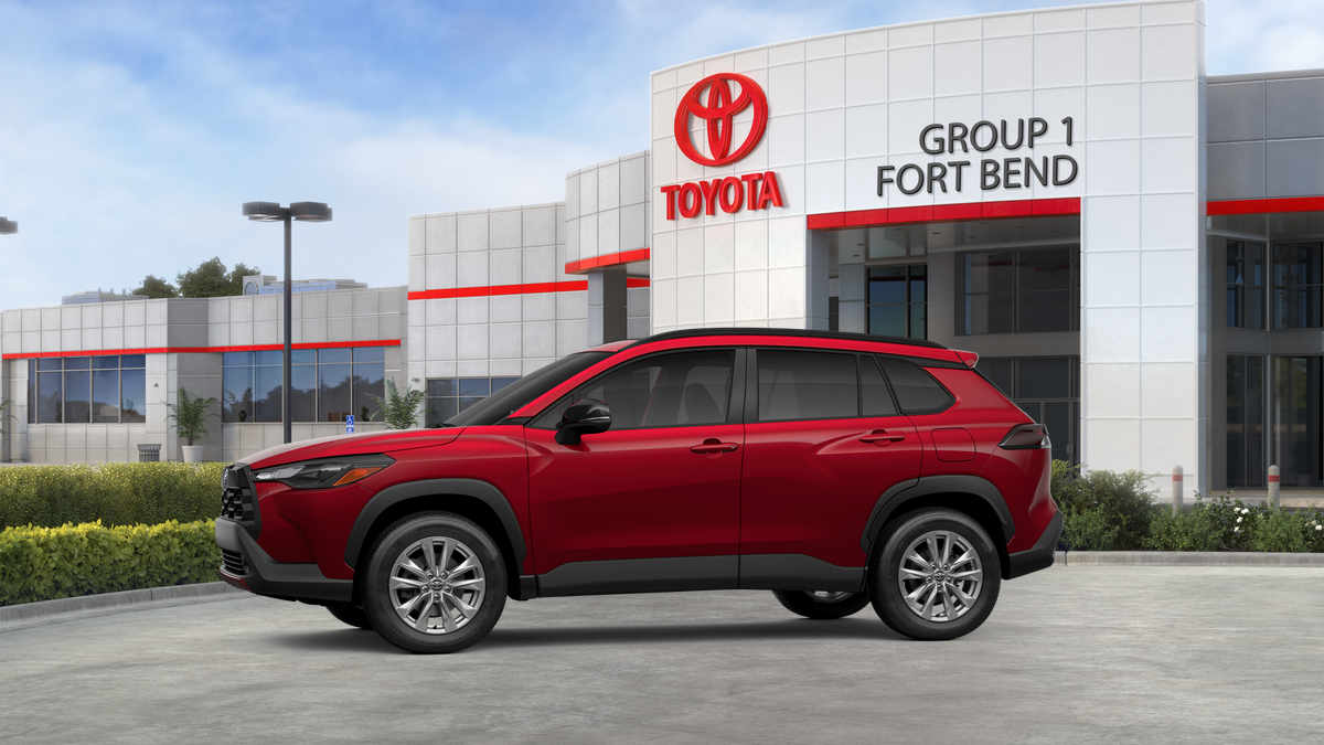 New 2026 Soul Red Crystal Toyota LE image 3