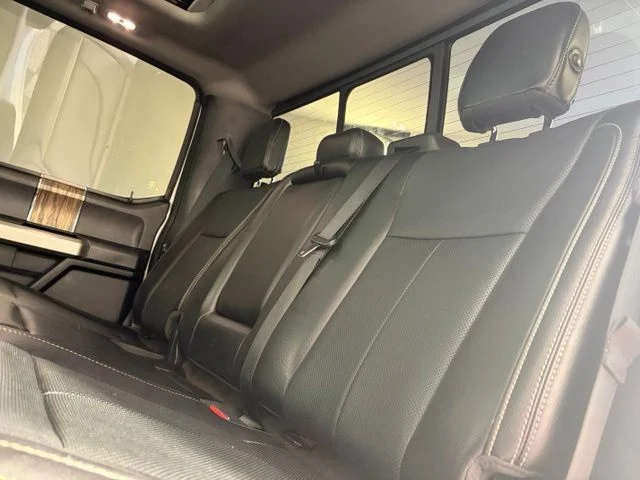 Used 2018 White Platinum Clearcoat Metallic Ford Lariat image 38
