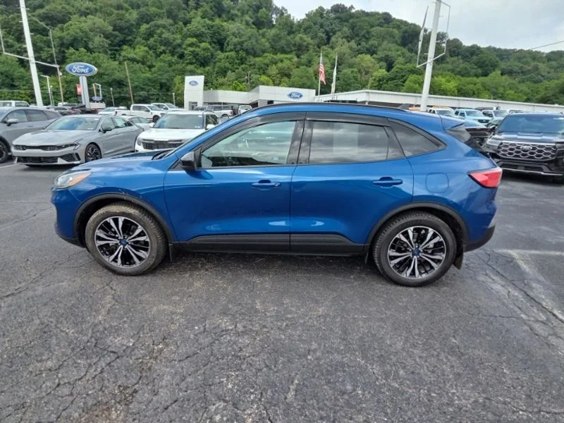 Used 2022 Blue Ford SEL image 4