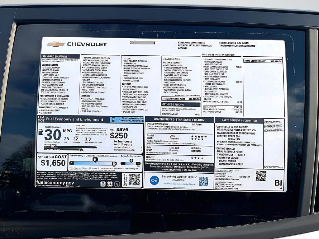 New 2026 Chevrolet Trax LT 4D Sport Utility