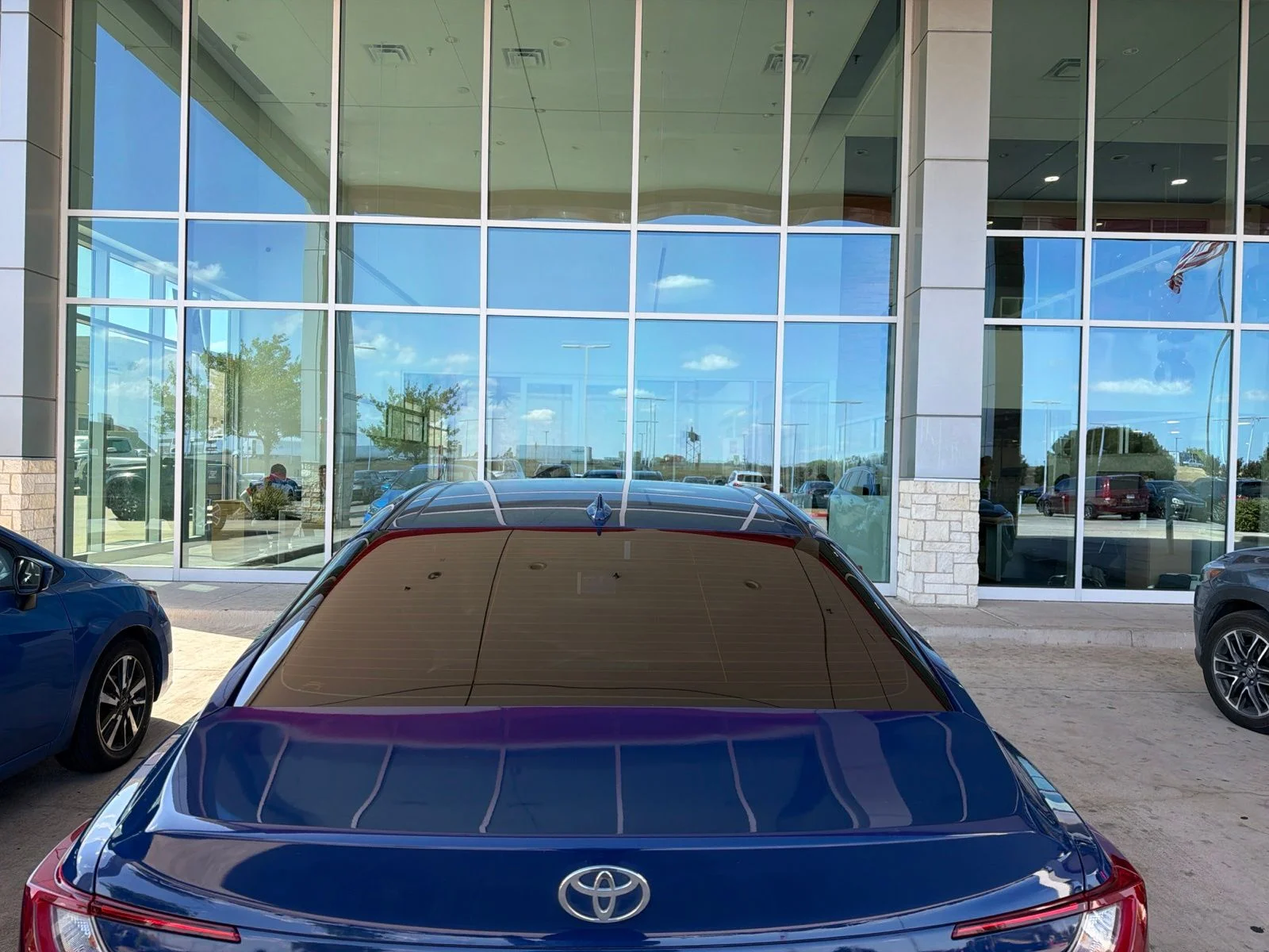 Used 2025 Blue Toyota LE image 14