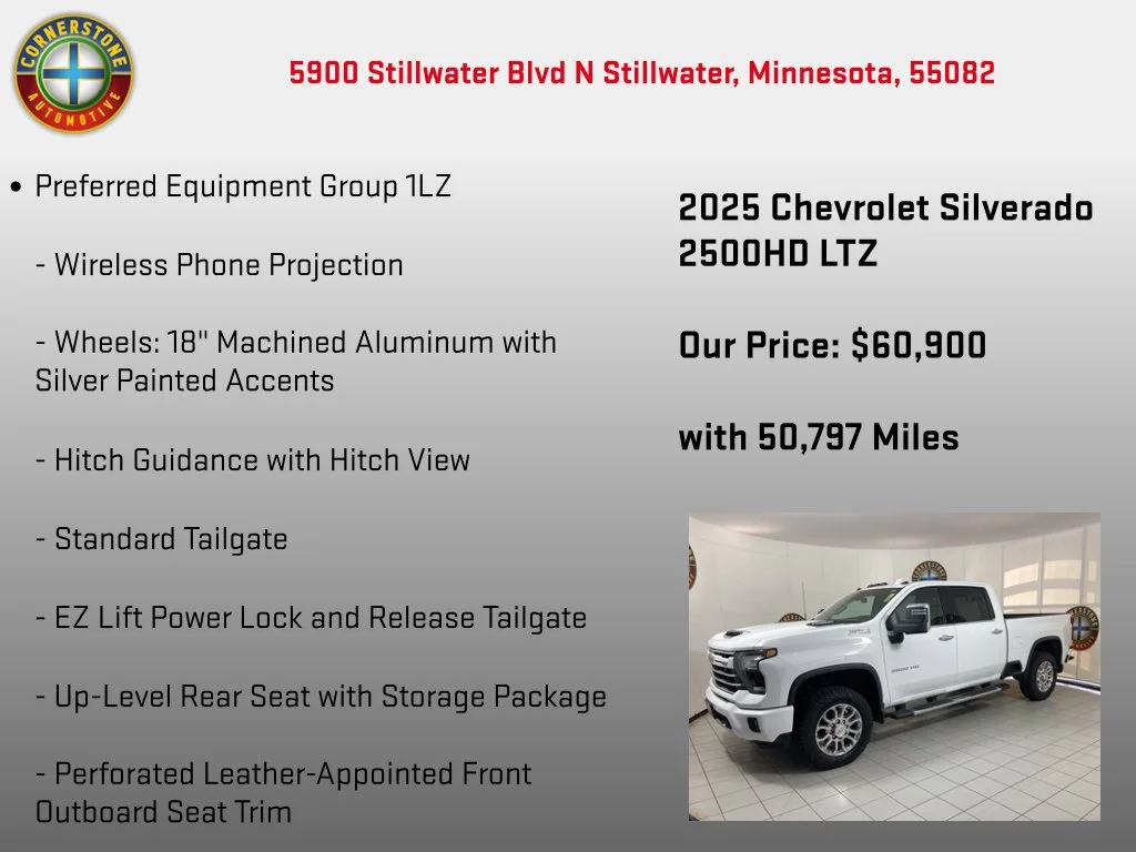 Used 2025 White Chevrolet LTZ image 25