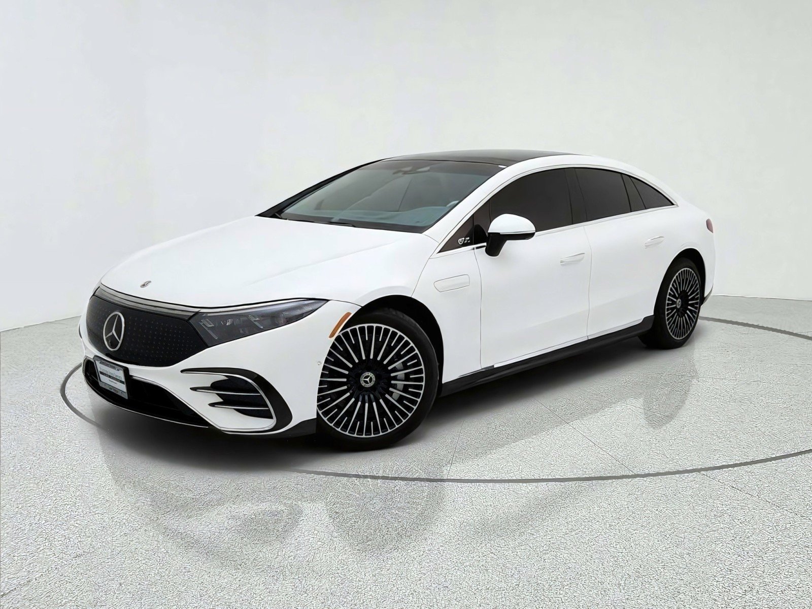 Certified Used 2024 Polar White Mercedes-Benz EQS 450+ image 1