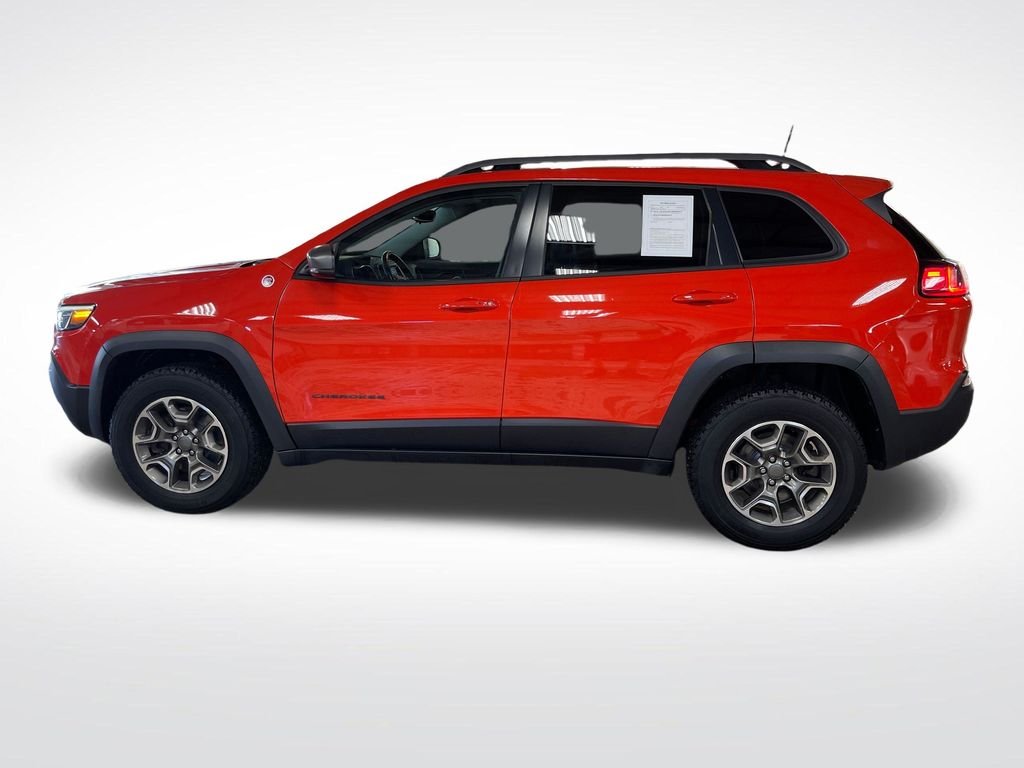 Certified Used 2021 Orange Jeep Trailhawk image 2