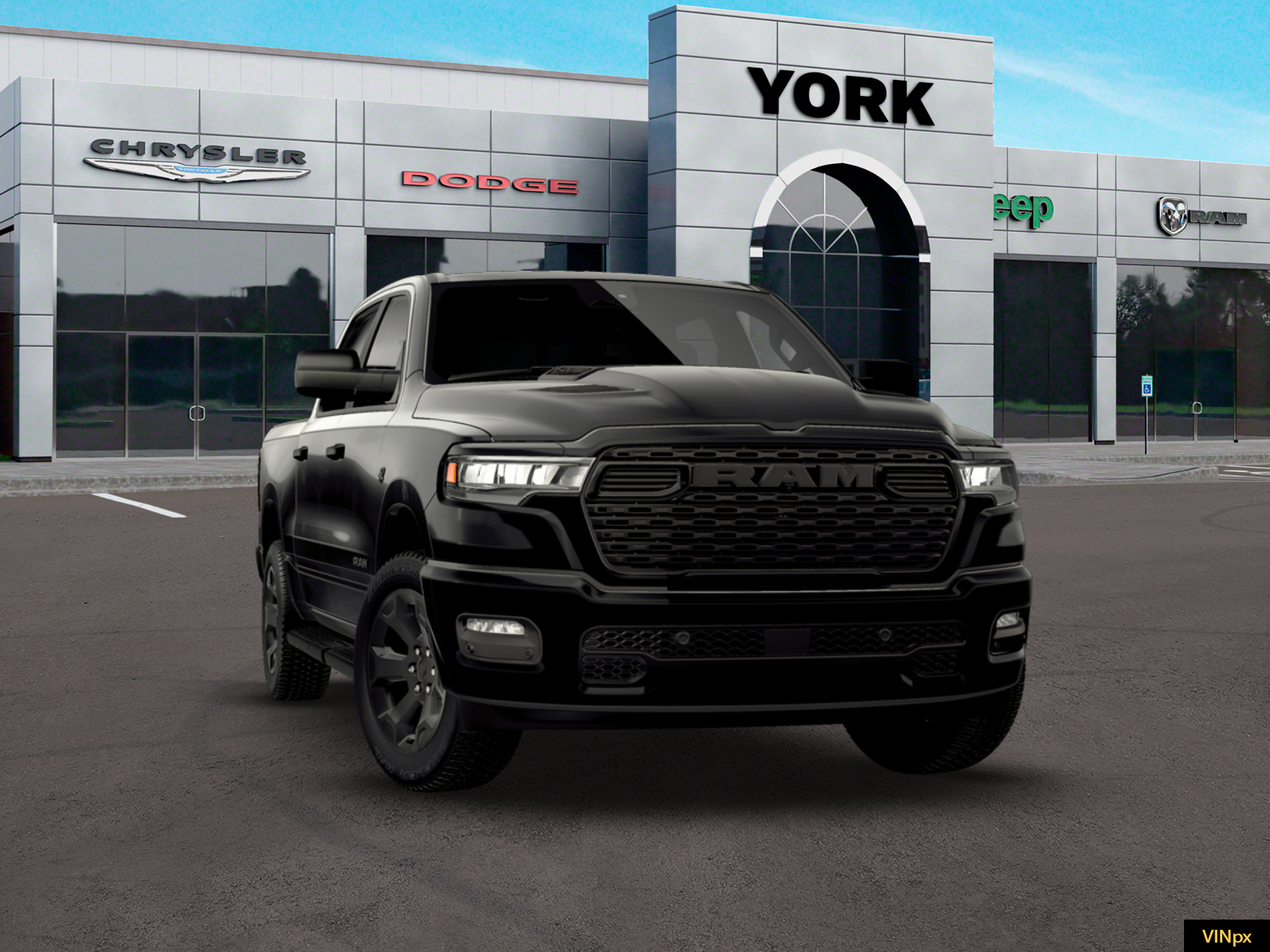 New 2026 Diamond Black Crystal Pearlcoat RAM Express image 16