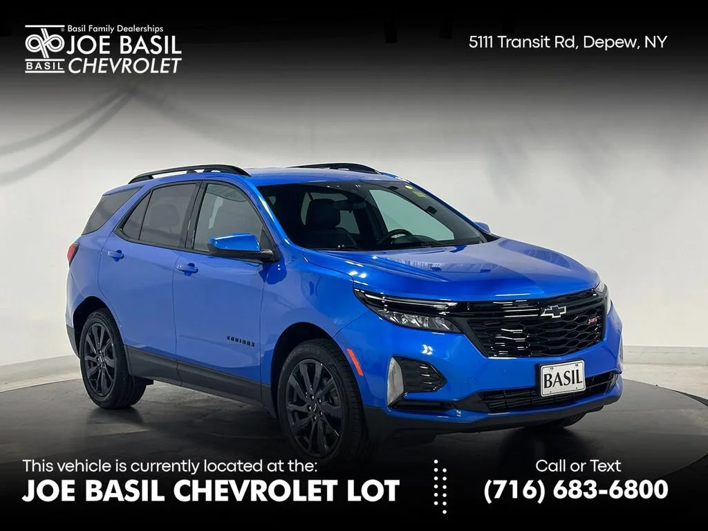 Used 2024 Riptide Blue Metallic Chevrolet RS image 1