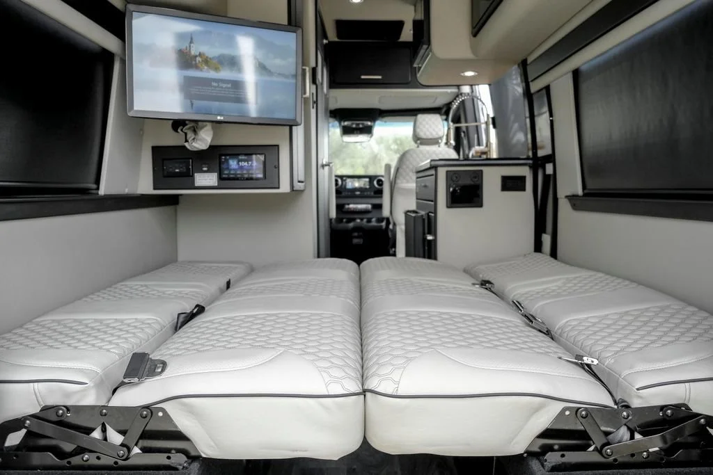 New 2026 Tenorite Gray Metallic Midwest Automotive Designs FD2 w/ Dual Rear Bench Overland Package, 540AH, Solar and 2.5KW Cummins Onan Generator image 138
