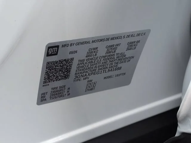 New 2026 Summit White Chevrolet LT image 36