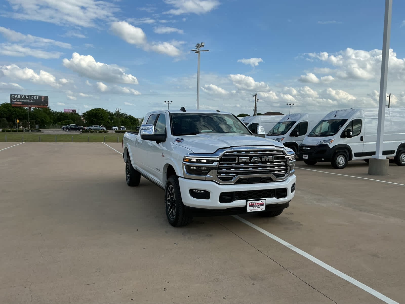 New 2026 Bright White Clear-Coat Exterior Paint RAM Longhorn image 4