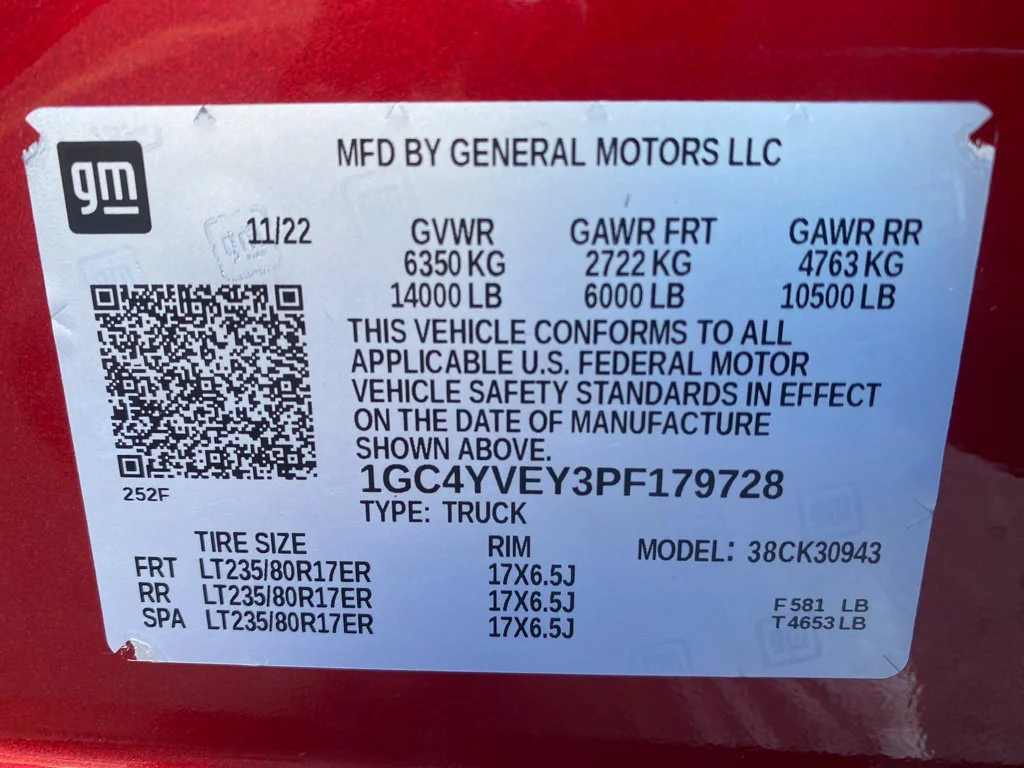 Used 2023 Cherry Red Tintcoat Chevrolet High Country DRW image 45