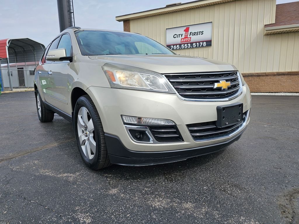 Used 2015 Chevrolet Traverse LTZ with VIN 1GNKVJKDXFJ384248 for sale in Tipton, IN