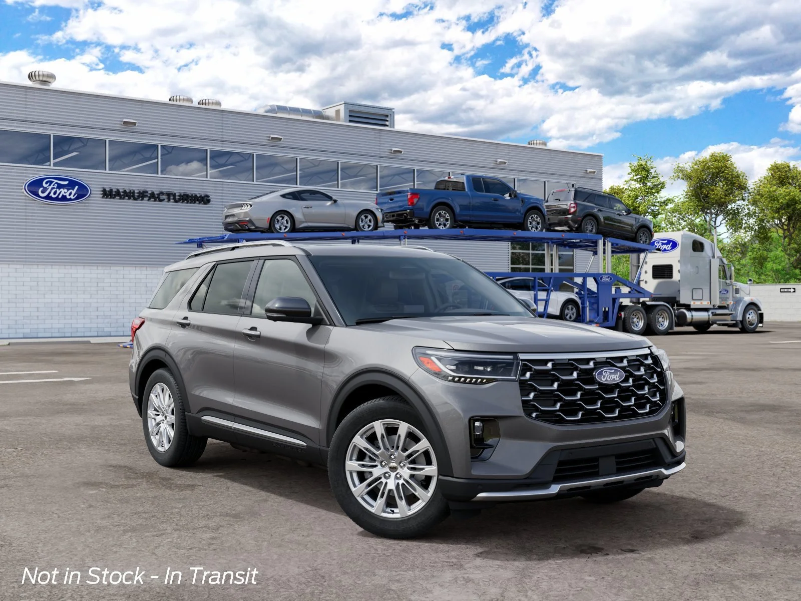 New 2027 Gray Ford Platinum image 4