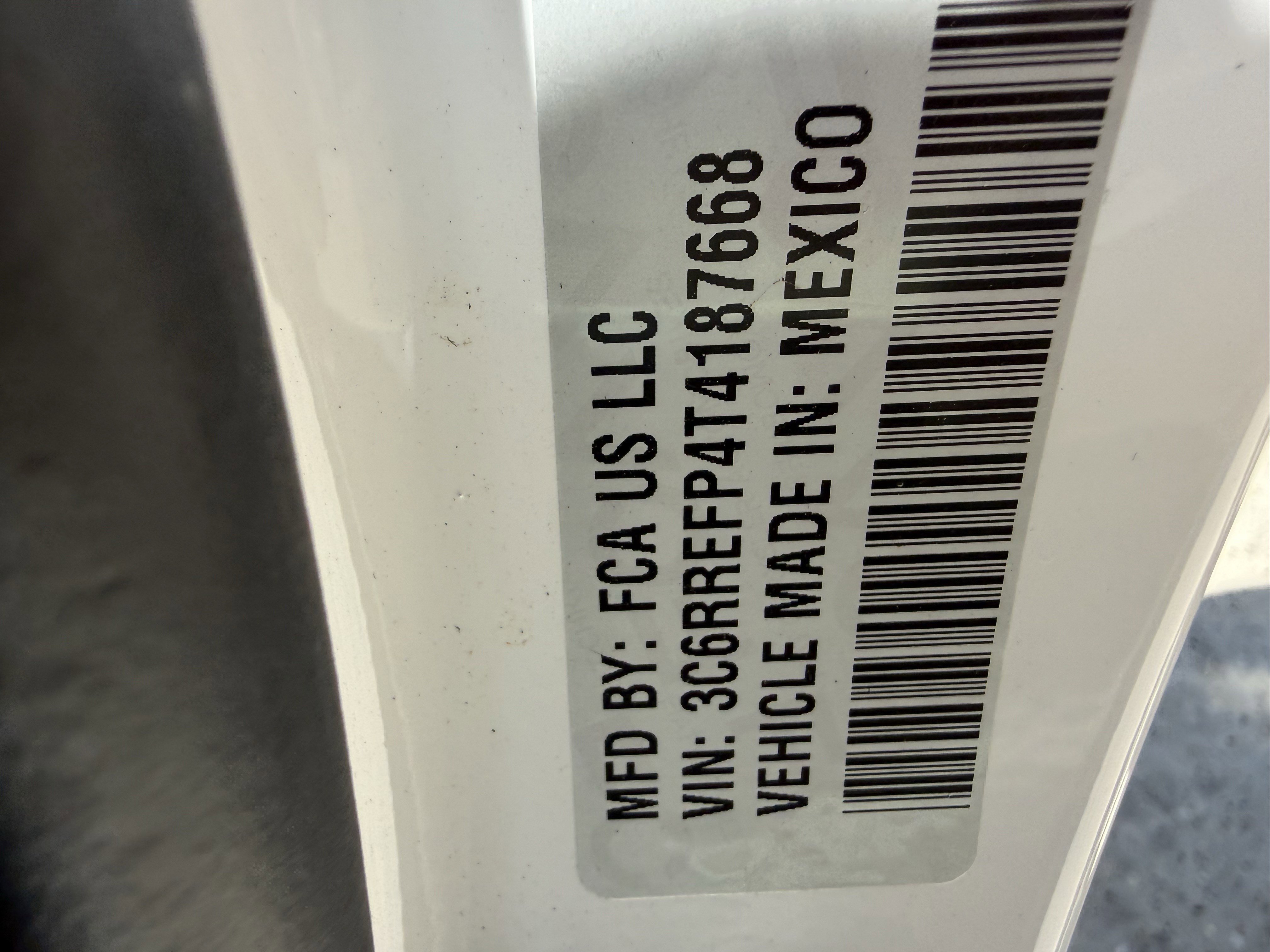 New 2026 Bright White Clear-Coat Exterior Paint RAM Lone Star image 17
