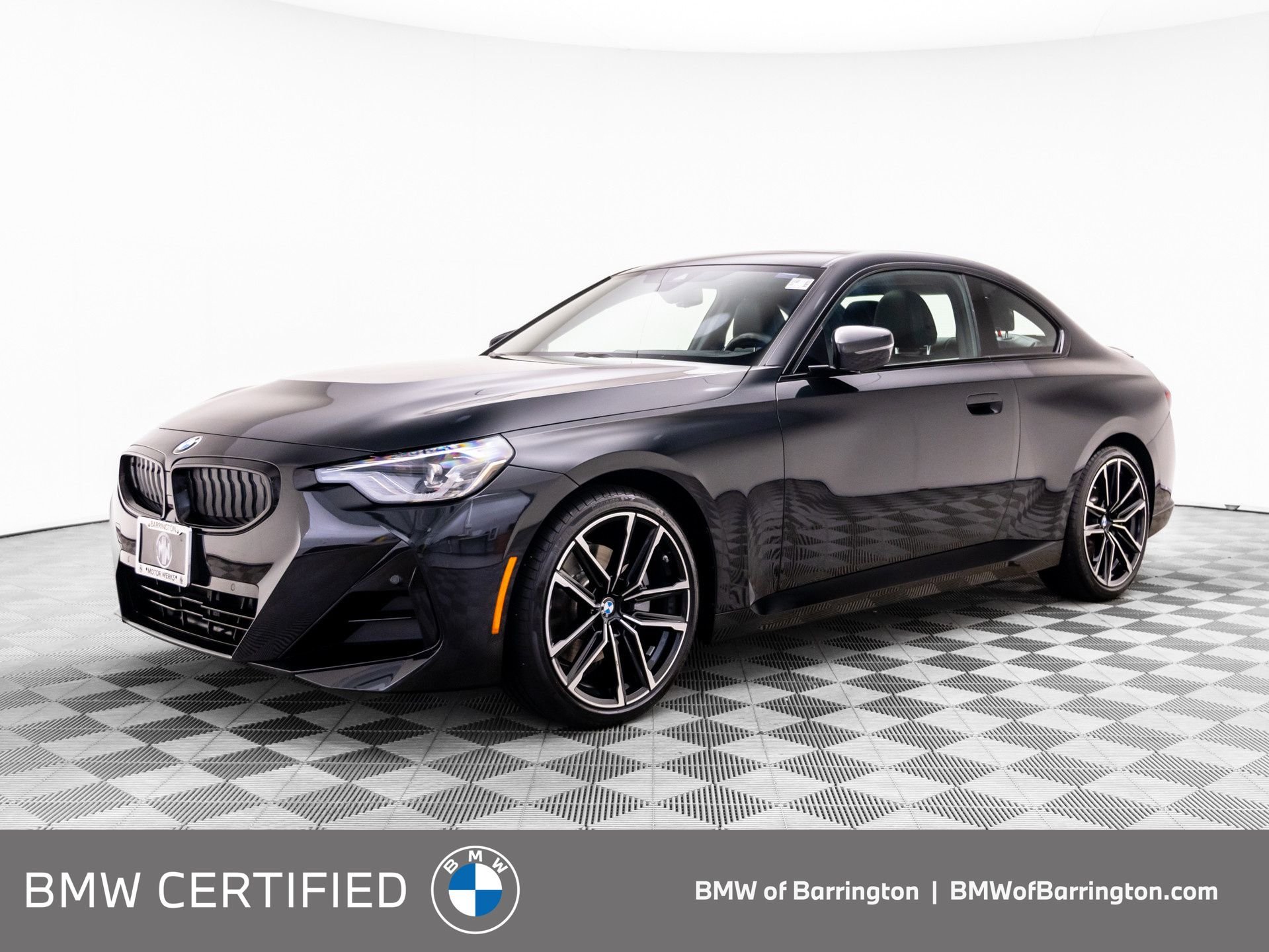 Certified Used 2024 Black Sapphire Metallic BMW 230i xDrive image 1