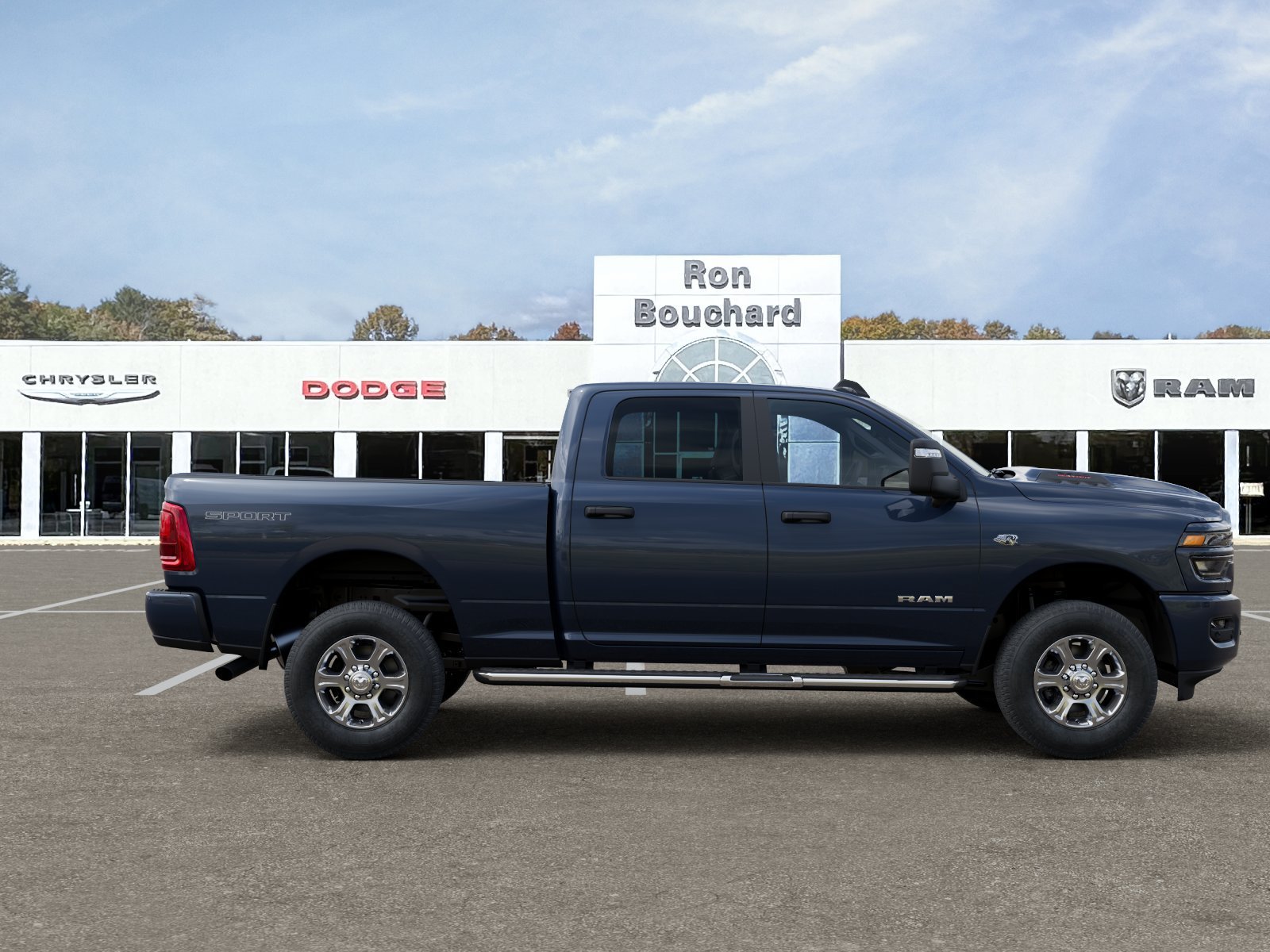 New 2027 Forged Blue Metallic Exterior Paint RAM Big Horn image 21