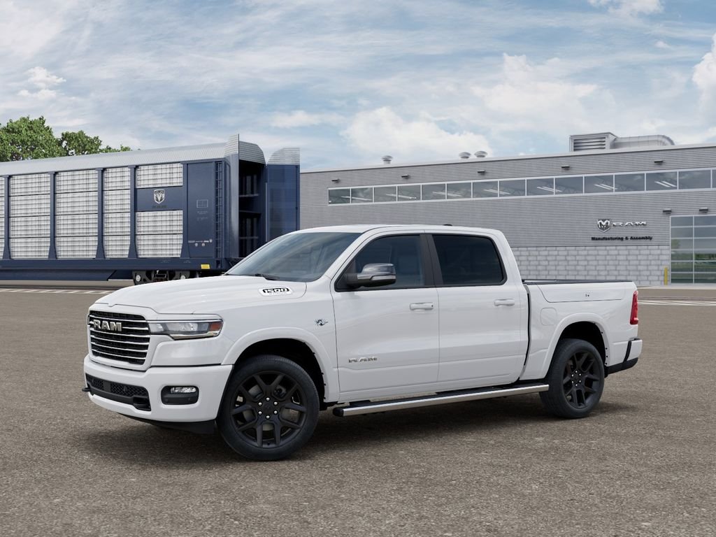 New 2027 Bright White Clear-Coat Exterior Paint RAM Laramie image 3
