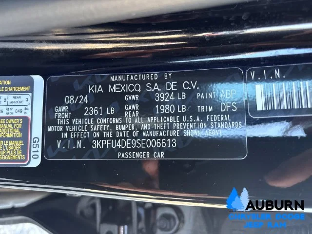 Used 2025 Black Kia EX image 27