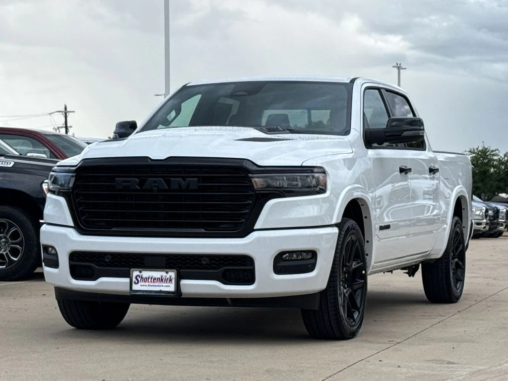 New 2026 Bright White Clear-Coat Exterior Paint RAM Laramie image 3