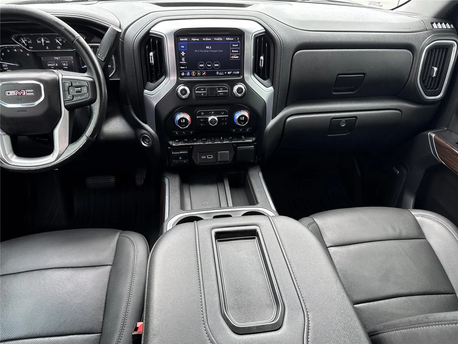 Used 2021 ONYX BLACK GMC SLT image 15
