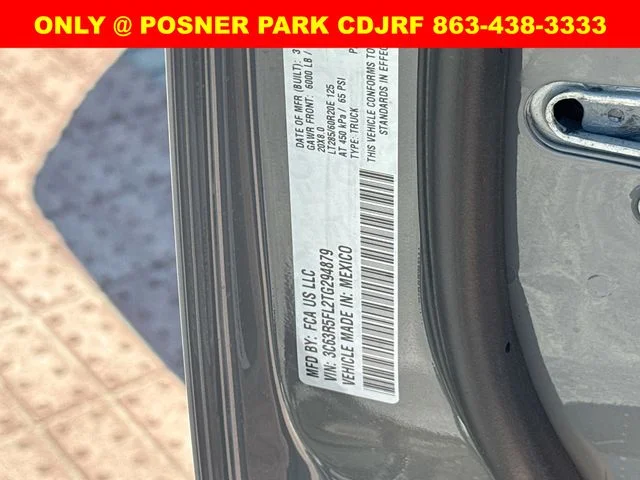 New 2026 Ceramic Gray Clear-Coat Exterior Paint RAM LARAMIE image 33