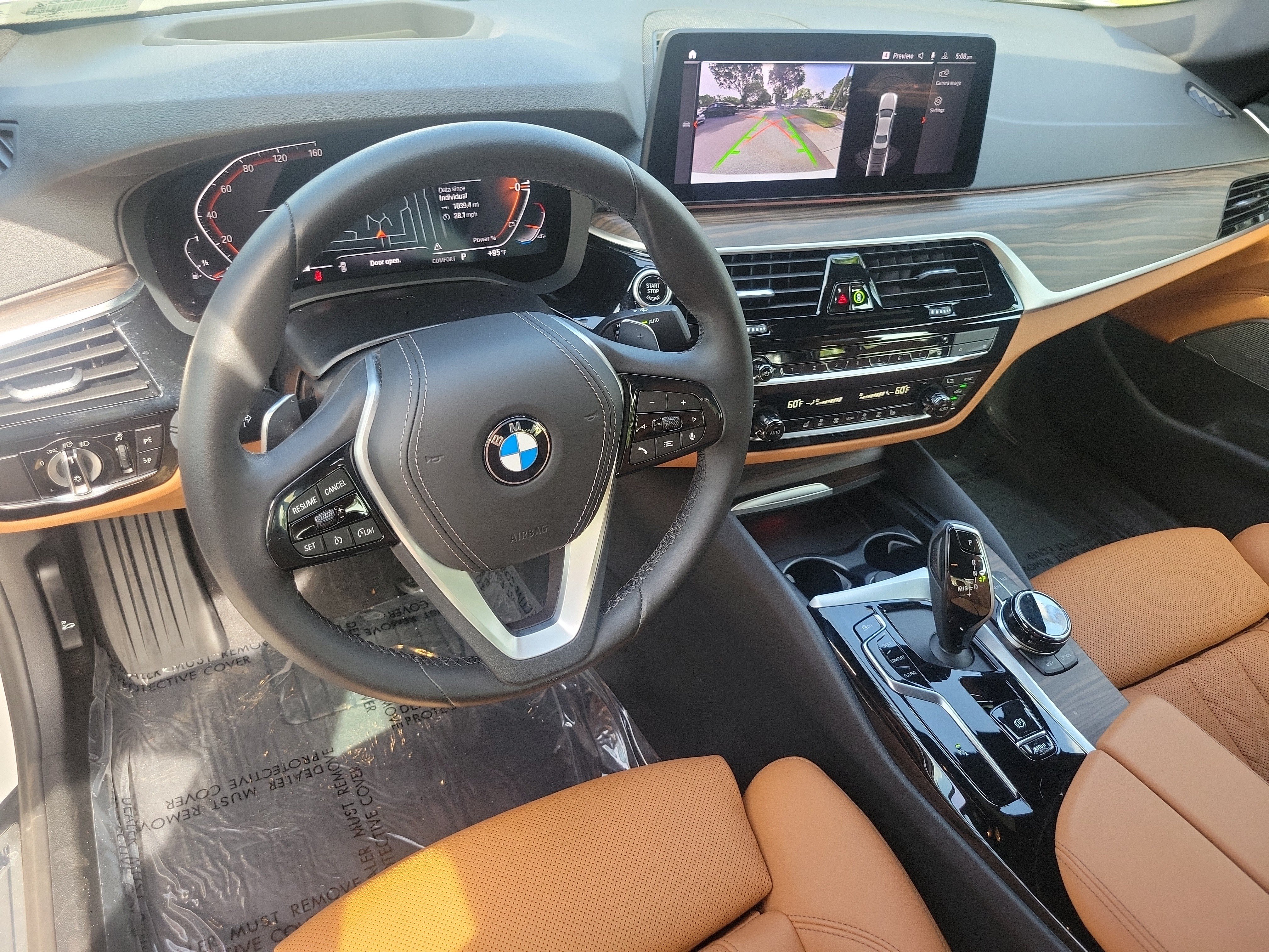 Certified Used 2023 Mineral White Metallic BMW 540i image 16