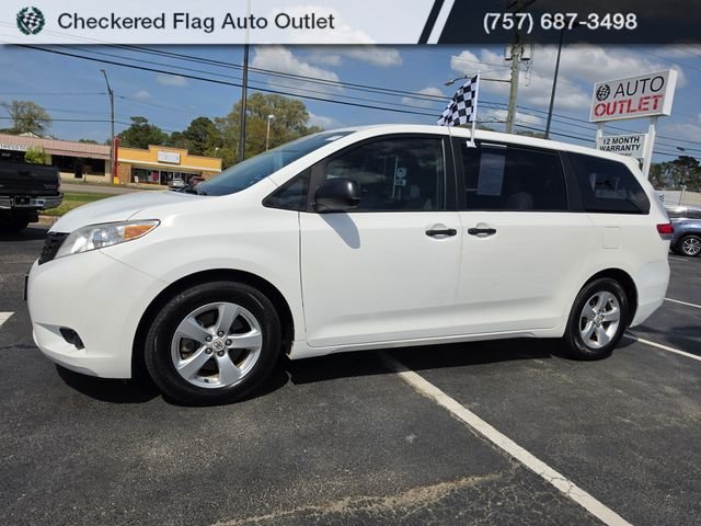 Used 2012 Toyota Sienna Base with VIN 5TDZK3DCXCS193864 for sale in Virginia Beach, VA