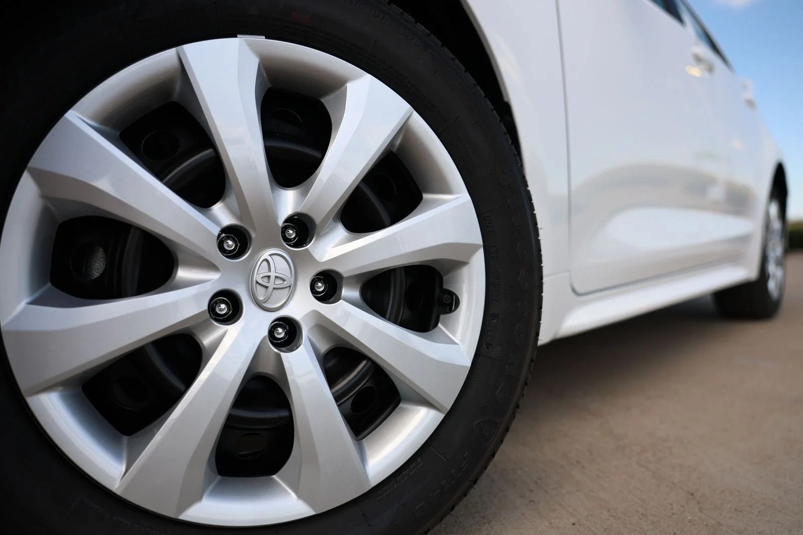 New 2026 White Toyota LE image 11