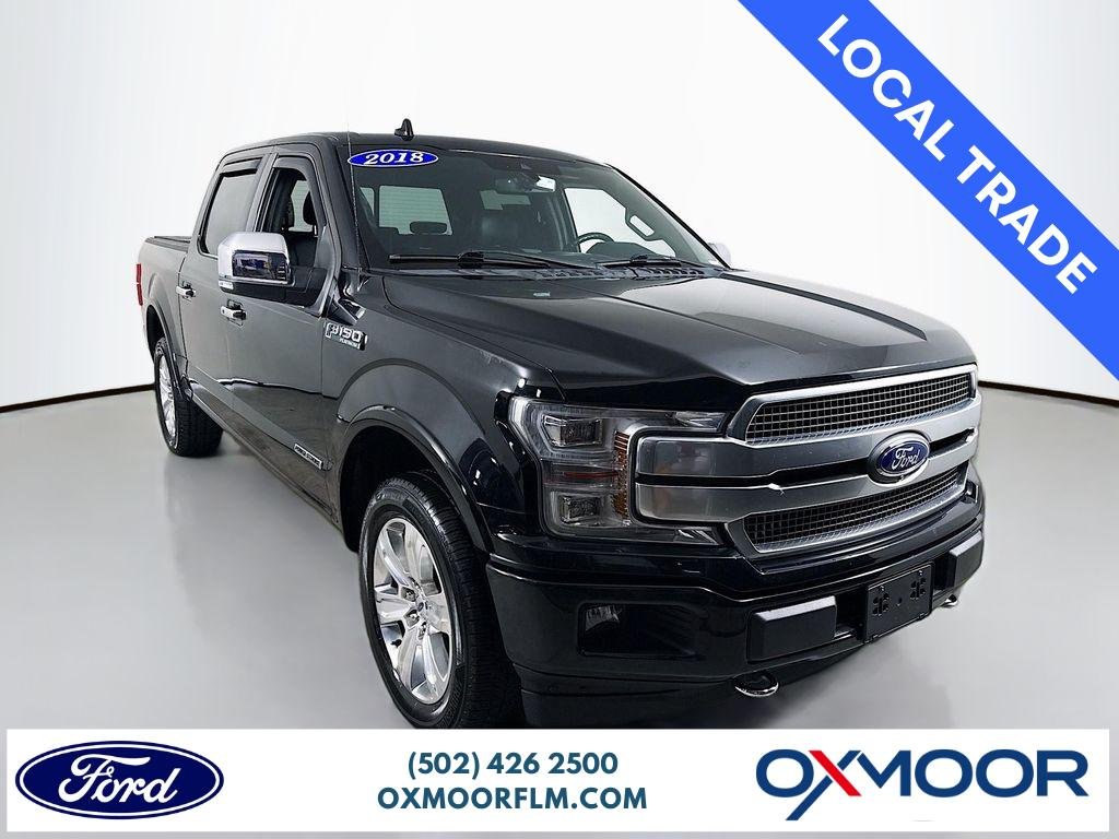 Used 2018 Shadow Black Ford Platinum image 1