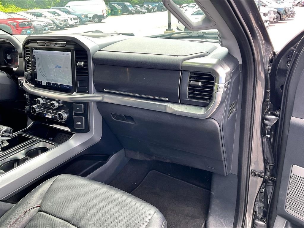 Used 2023 Carbonized Gray Metallic Ford Lariat image 12