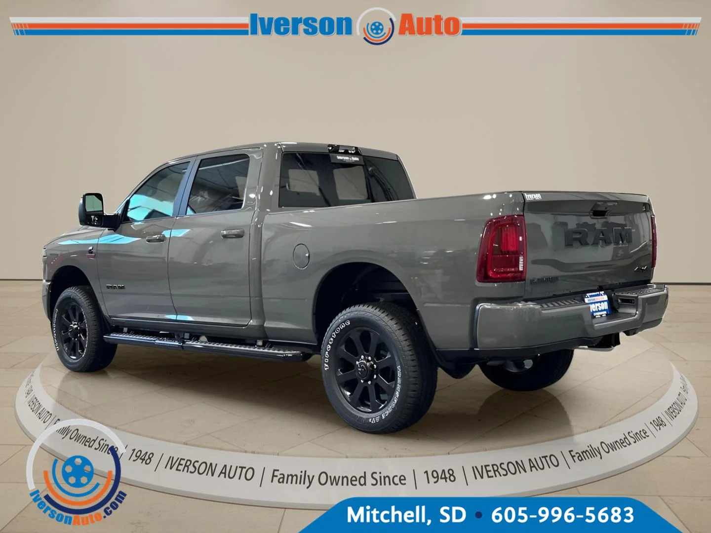 New 2026 Ceramic Gray Clear-Coat Exterior Paint RAM Laramie image 5