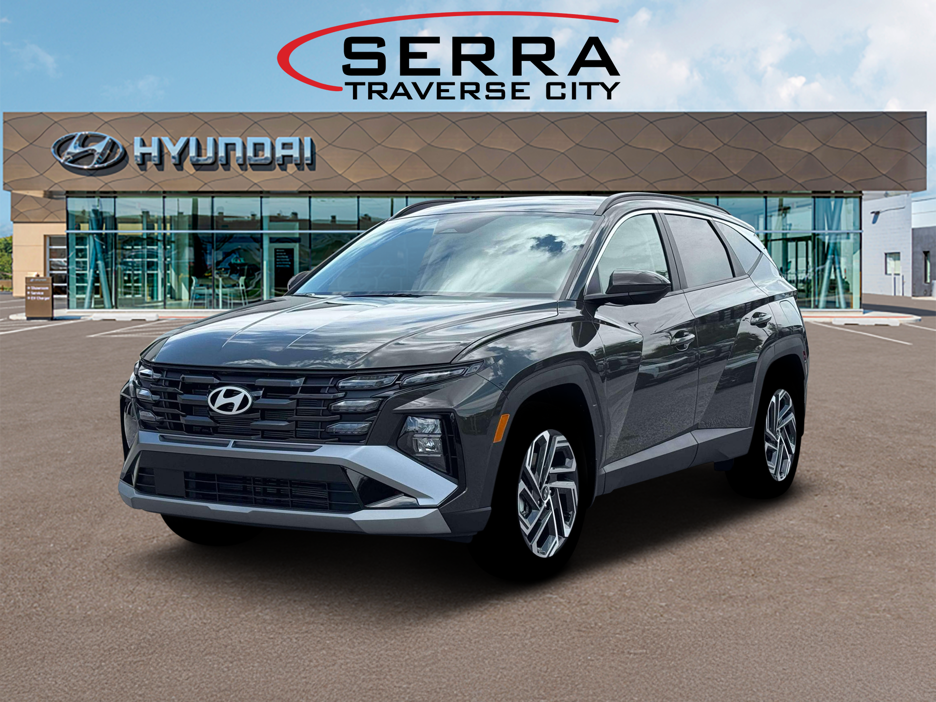 New 2026 Green Hyundai SEL Plus AWD image 1