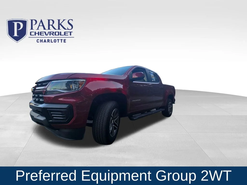 Used 2021 Red Chevrolet Work Truck image 1