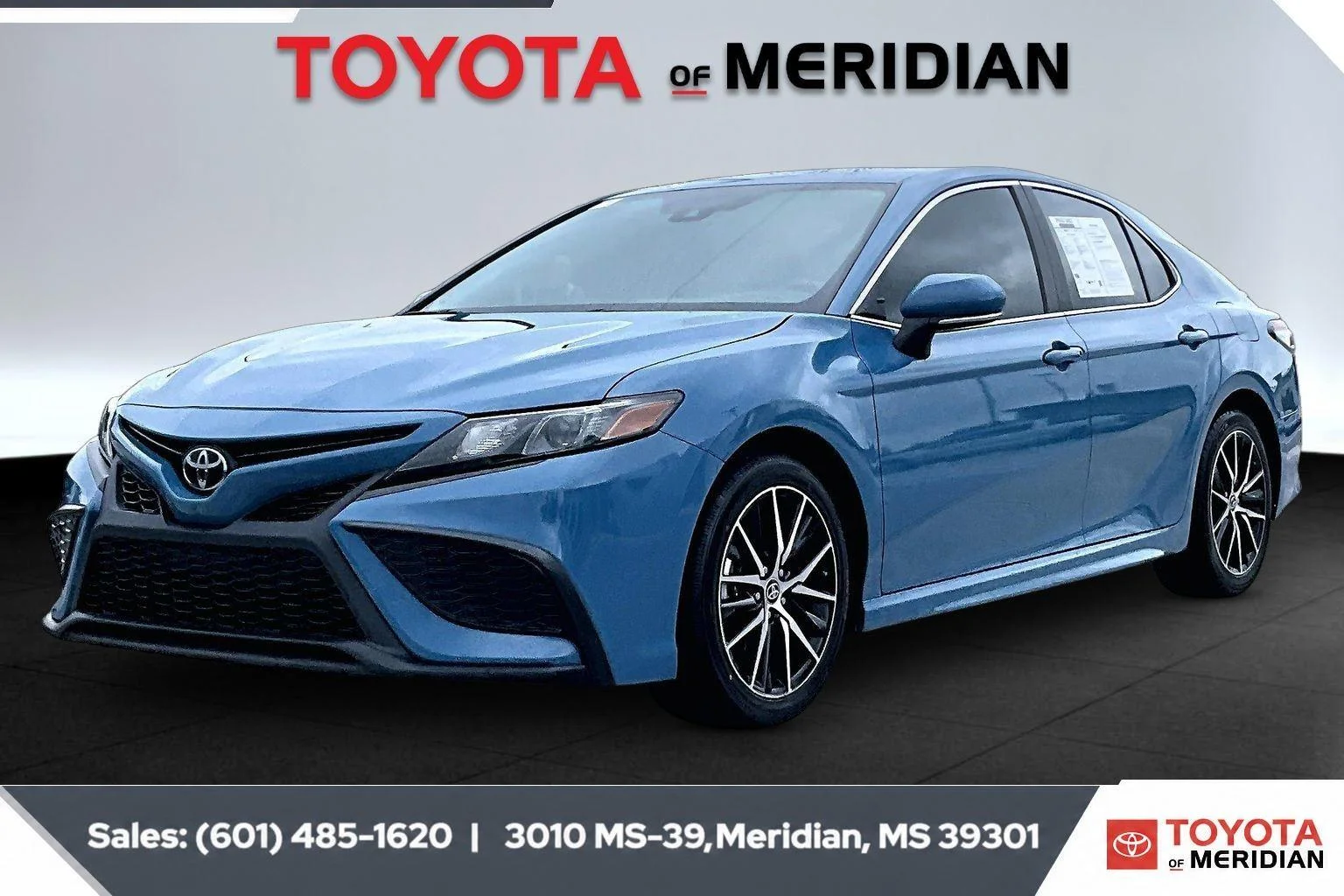 Used 2024 Cavalry Blue Toyota SE image 10