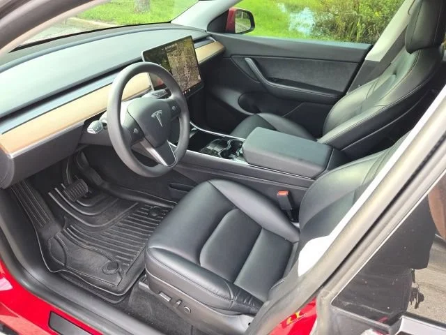 Used 2021 Red Multi-Coat Tesla Long Range image 16