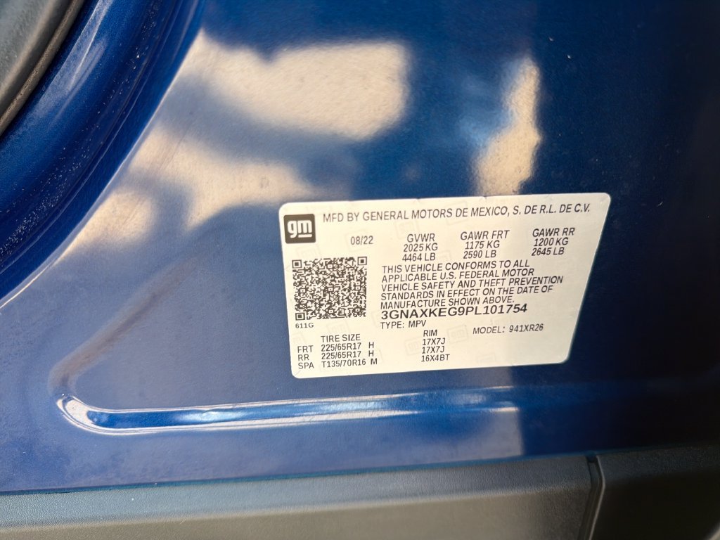 Used 2023 BLUE GLOW METALLIC Chevrolet LT image 30
