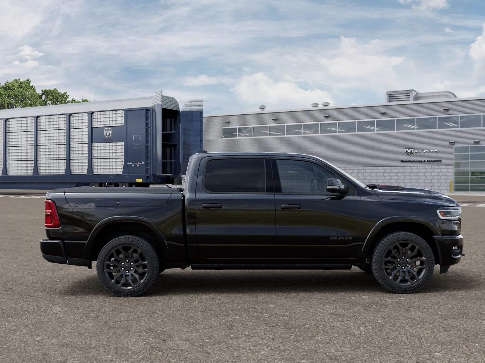 New 2026 Diamond Black Crystal Pearl-Coat Exterior Paint RAM Limited image 45