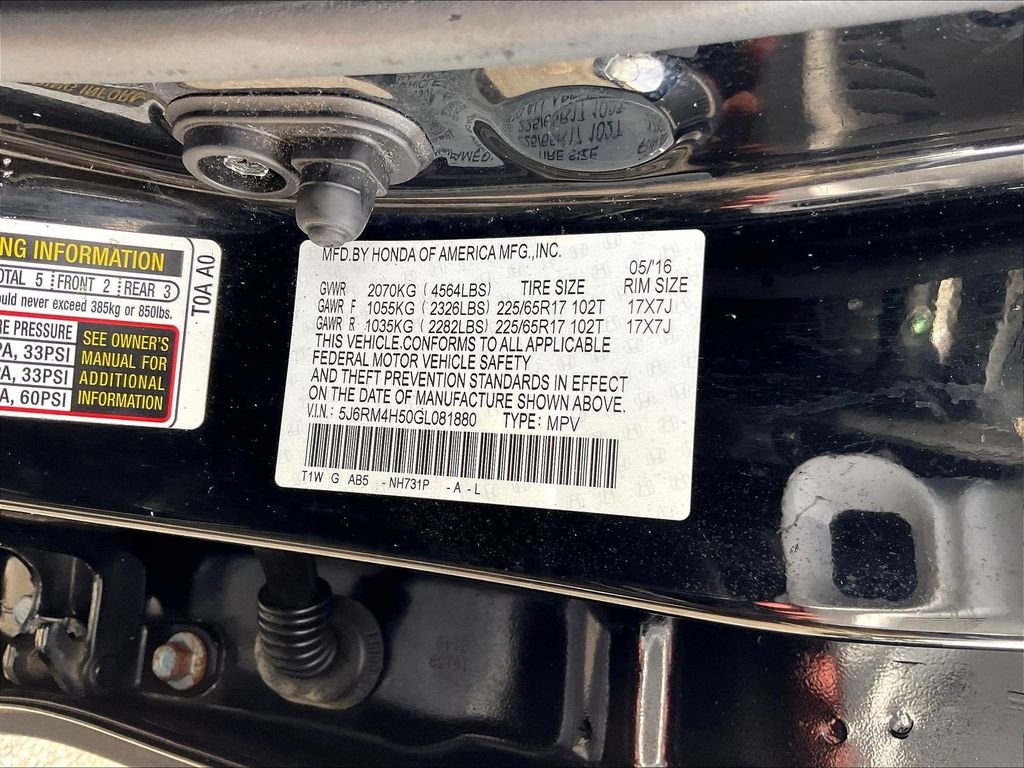 Used 2016 Black Honda EX image 19