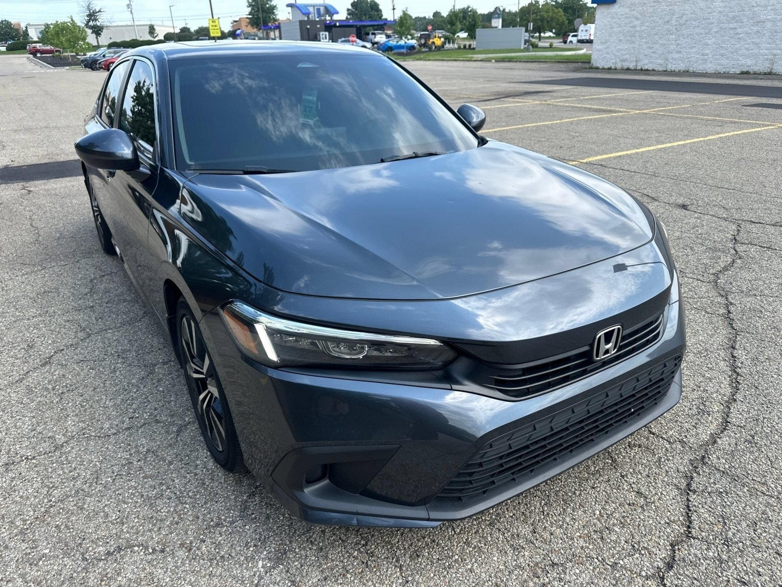 Certified Used 2024 Meteorite Gray Metallic Honda EX image 11
