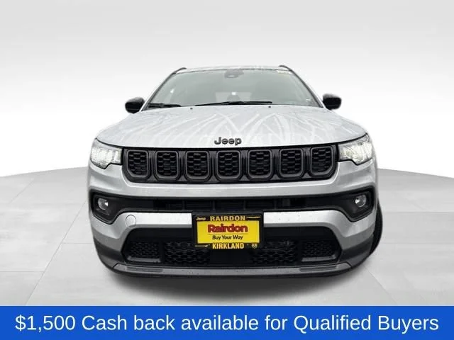 New 2026 Silver Zynith Metallic Clear-Coat Exterior Paint Jeep Latitude image 2