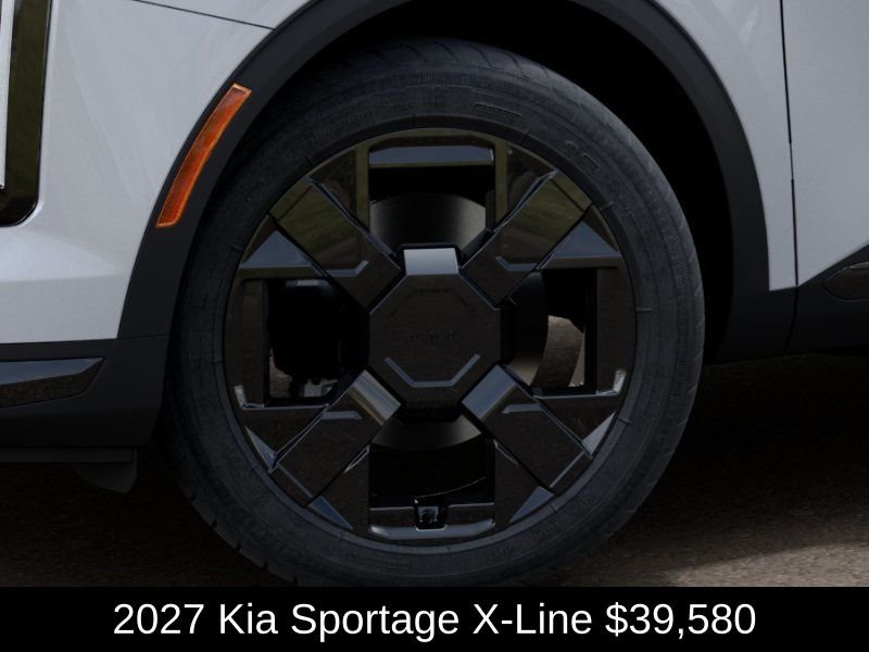 New 2027 Glacial White Pearl / Black Ro Kia X-Line image 9