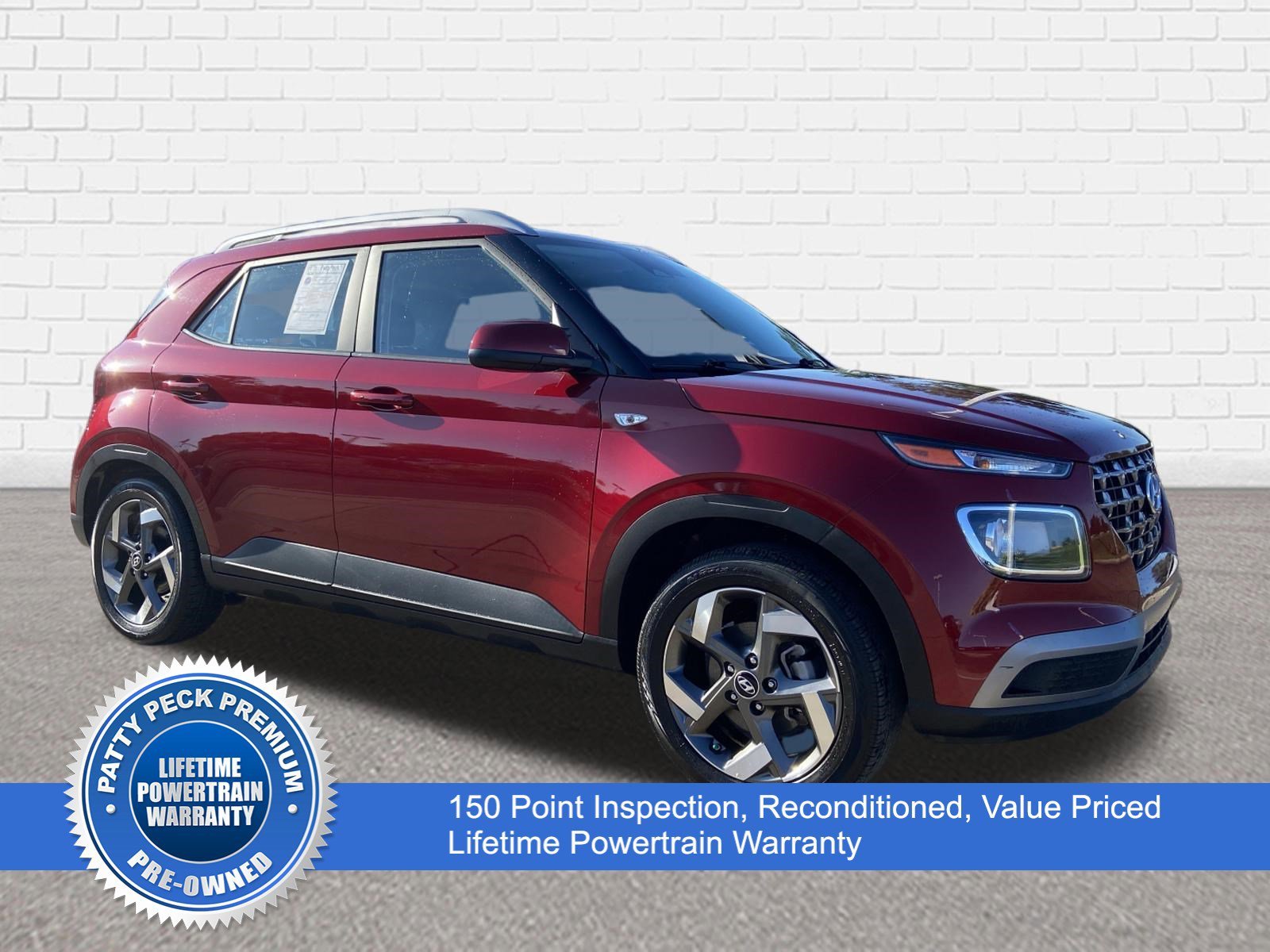 Used 2025 Ultimate Red Hyundai SEL image 1