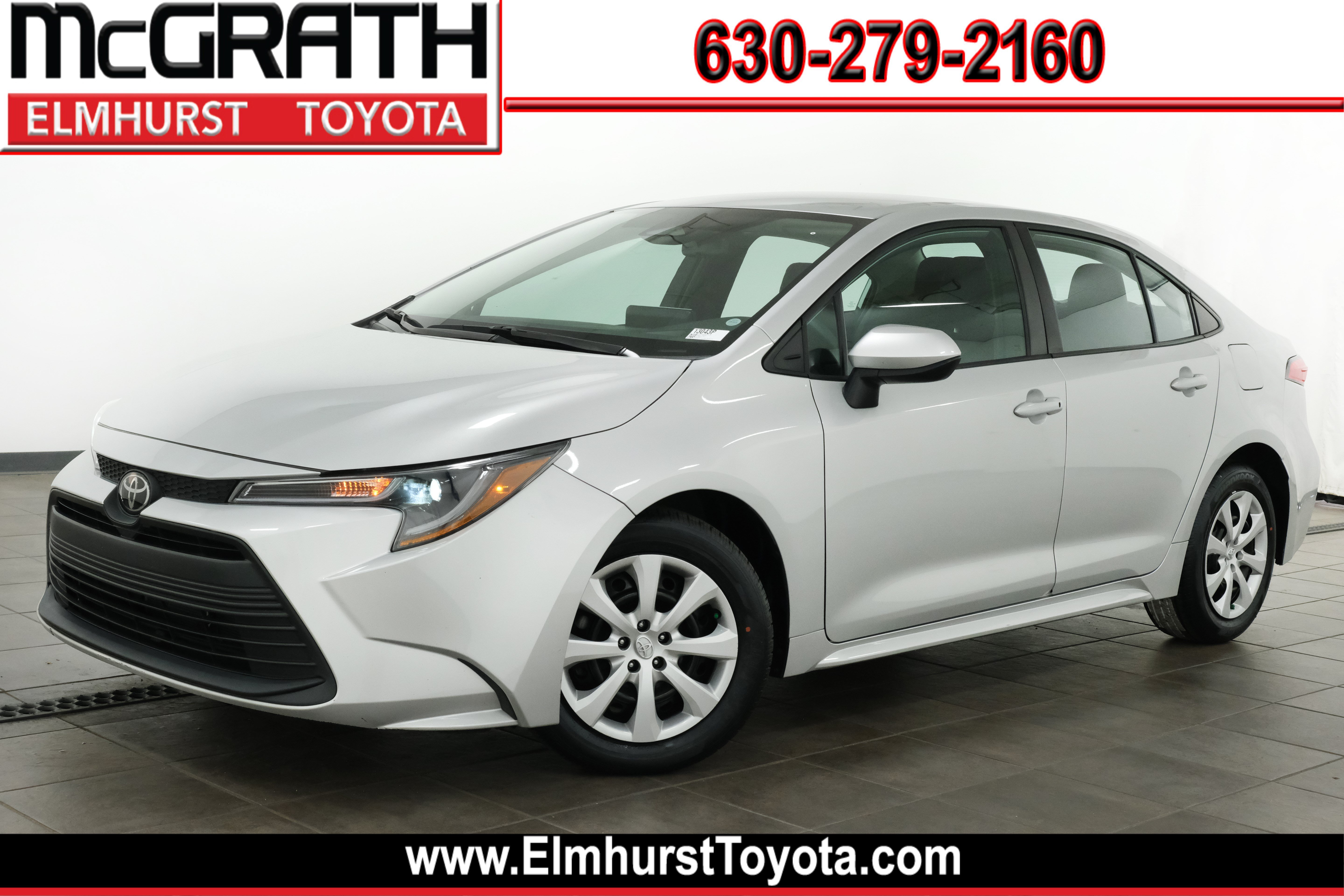 Certified Used 2024 Classic Silver Metallic Toyota LE image 1