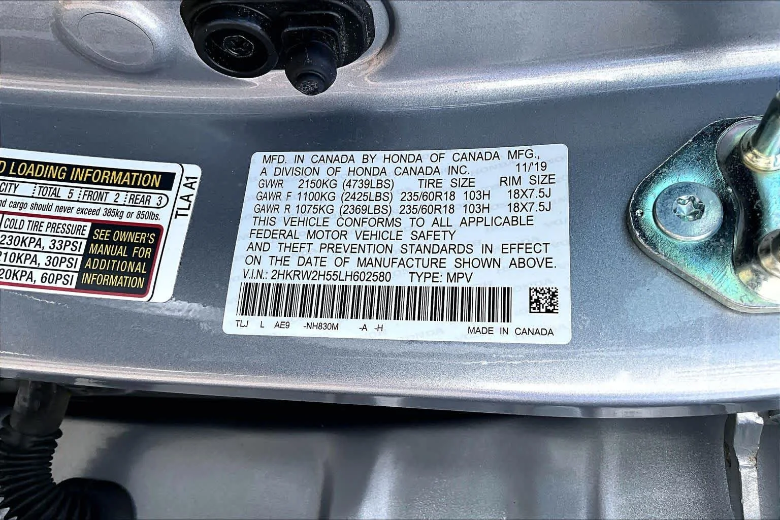 Used 2020 Lunar Silver Metallic Honda EX image 32