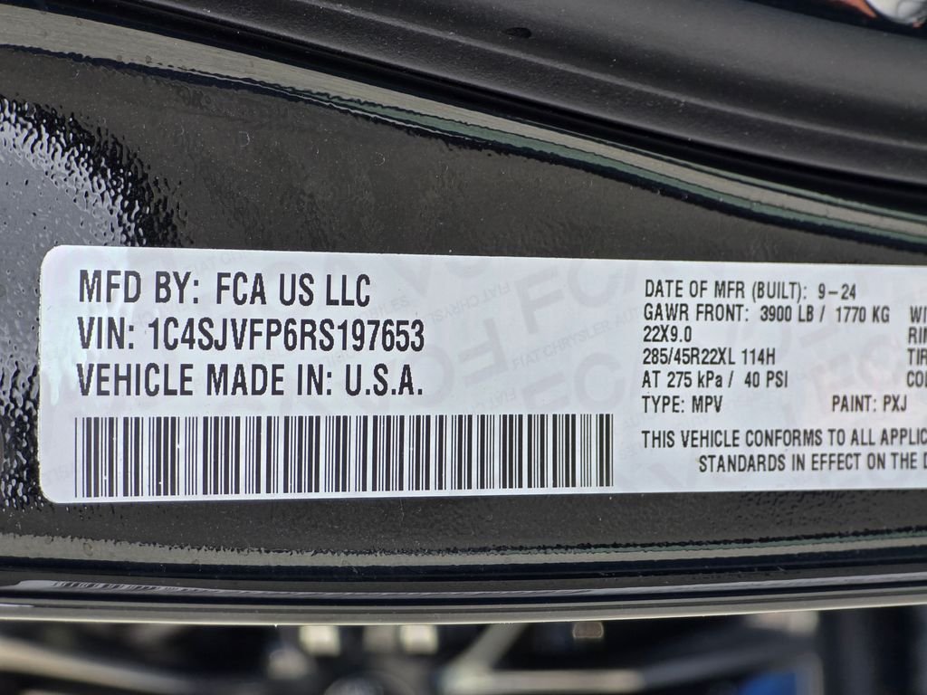 Certified Used 2024 Diamond Black Crystal Pearlcoat Jeep Series II image 24