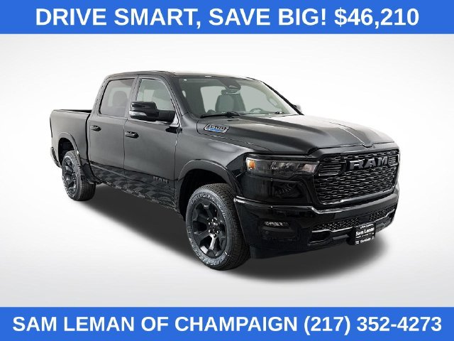 New 2026 Diamond Black Crystal Pearl-Coat Exterior Paint RAM Big Horn/Lone Star image 1